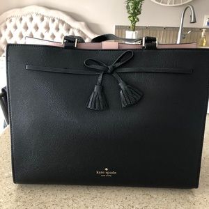 New Kate Spade black tote
